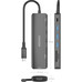 AISENS ASUC-7P025-GR base para port&Atilde;&iexcl;til y replicador de puertos Al&Atilde;&iexcl;mbrico USB 3.2 Gen 1 (3.1 Gen 1) Type-C