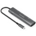 AISENS USB-C Dock 7 en 1, USB-C A, 1x HDMI, 2x USB-A USB2.0, 1x USB-A USB3.0, 1x USB-C PD 100W, 1x SD, 1x MicroSD, Gris, 15cm