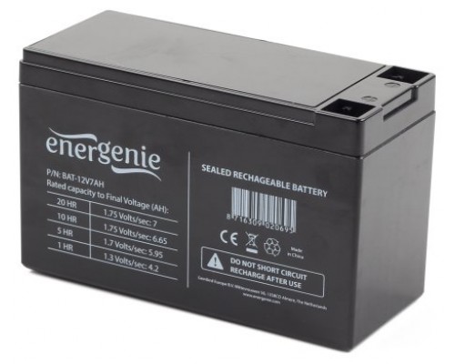 Gembird BAT-12V7AH - USV-Akku - 1 x 7 Ah Sealed Lead Acid (VRLA) 12 V