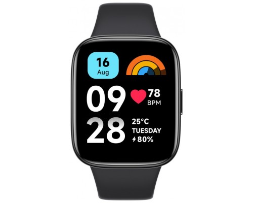 Xiaomi Redmi Watch 3 Active 4,65 cm (1.83") LED 47 mm Digital 240 x 280 Pixeles Pantalla tÃ¡ctil Negro