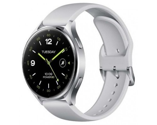 Xiaomi Watch 2 3,63 cm (1.43") AMOLED 46 mm Digital 466 x 466 Pixeles Pantalla tÃ¡ctil Plata Wifi GPS (satÃ©lite)