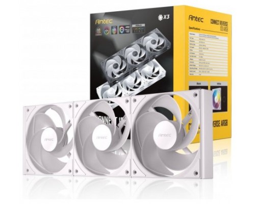 Antec C120R ARGB White_3PK Carcasa del ordenador Ventilador 12 cm Blanco 3 pieza(s)