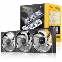 Antec 0-761345-40048-0 sistema de refrigeraciÃ³n para ordenador Carcasa del ordenador Ventilador 12 cm Negro 3 pieza(s)