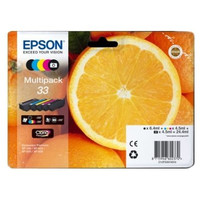 PACK DE 5 CARTUCHOS ORIGINAL EPSON 33 C13T33374011
