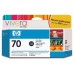HP 70 130-ml Photo Black DesignJet Ink Cartridge cartucho de tinta 1 pieza(s) Original Rendimiento estÃ¡ndar Foto negro