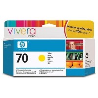 HP 70 130-ml Yellow DesignJet Ink Cartridge cartucho de tinta 1 pieza(s) Original Rendimiento estÃ¡ndar