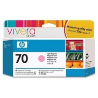 HP 70 130-ml Light Magenta DesignJet Ink Cartridge cartucho de tinta 1 pieza(s) Original Rendimiento estÃ¡ndar