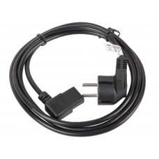 Lanberg CA-C13C-12CC-0030-BK cable de transmisi&Atilde;&sup3;n Negro 3 m CEE7/7 IEC 320