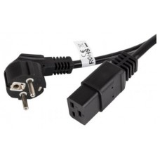 Lanberg CA-C19C-10CC-0018-BK cable de transmisi&Atilde;&sup3;n Negro 1,8 m CEE7/7 C19 acoplador