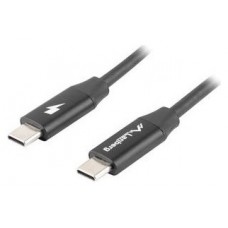 Lanberg CA-CMCM-40CU-0018-BK cable USB USB 2.0 1,8 m USB C Negro