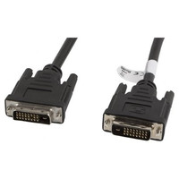 Lanberg CA-DVID-10CC-0018-BK cable DVI 1,8 m DVI-D Negro