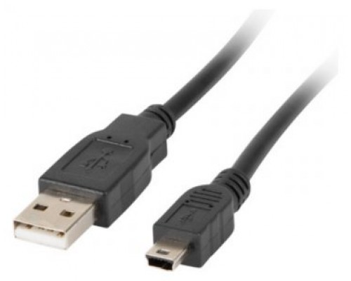 Lanberg CA-USBK-11CC-0018-BK cable USB USB 2.0 1,8 m Mini-USB A USB A Negro