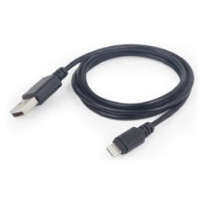 Gembird CC-USB2-AMLM-1M cable de conector Lightning Negro