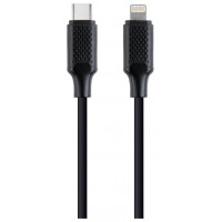 Gembird CC-USB2-CM8PM-1.5M cable de conector Lightning 1,5 m Negro