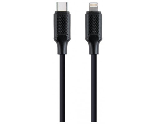 Gembird CC-USB2-CM8PM-1.5M cable de conector Lightning 1,5 m Negro