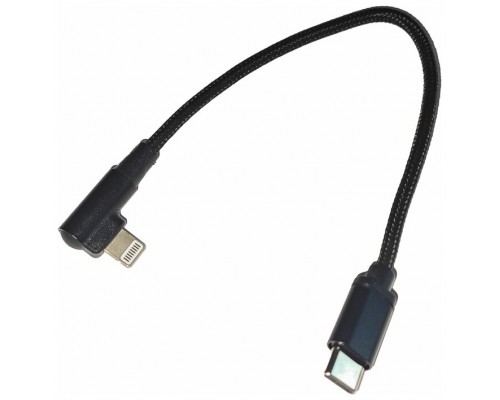 Gembird CC-USB2-CMLML-0.2M cable de conector Lightning 0,2 m Negro