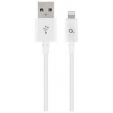 Cablexpert CC-USB2P-AMLM-1M-W cable de conector Lightning Blanco