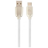 Cablexpert CC-USB2R-AMCM-2M-W cable USB USB 2.0 USB A USB C Blanco