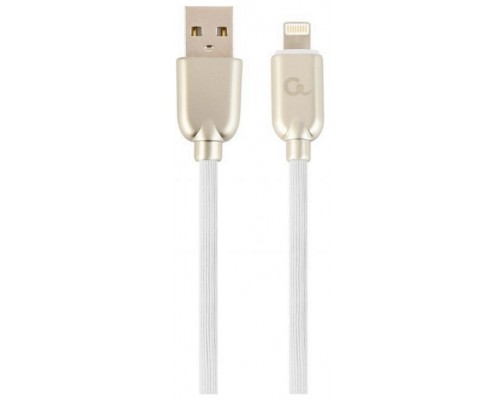Cablexpert CC-USB2R-AMLM-2M-W cable de conector Lightning Blanco