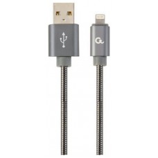 Cablexpert CC-USB2S-AMLM-1M-BG cable de conector Lightning 8 m Gris
