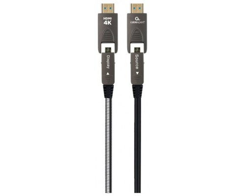 Gembird CCAP-HDMIDD-AOC-30M cable HDMI HDMI Type-A/HDMI Type-D Negro