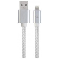 Gembird CCB-MUSB2B-AMLM-6-S cable de conector Lightning 1,8 m Plata