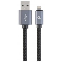 Gembird CCB-MUSB2B-AMLM-6 cable de telÃ©fono mÃ³vil Negro 1,8 m USB A Lightning