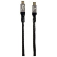 Gembird CCBP-USB4-CMCM240-1.5M cable USB USB4 Gen 3x2 1,5 m USB C Negro, Plata