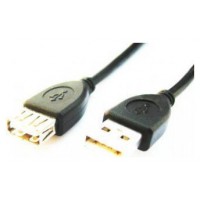 Gembird 3m USB 2.0 A M/FM cable USB USB A Negro