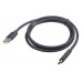 Gembird USB-A/USB-C, 1m cable USB USB 2.0 USB A USB C Negro