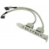 Gembird CCUSBRECEPTACLE tarjeta y adaptador de interfaz Interno USB 2.0