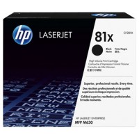 HP 81X High Yield Black Original LaserJet Toner Cartridge cartucho de tÃ³ner 1 pieza(s)