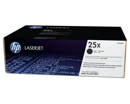 HP 25X High Yield Black Original LaserJet Toner Cartridge cartucho de tÃ³ner 1 pieza(s)