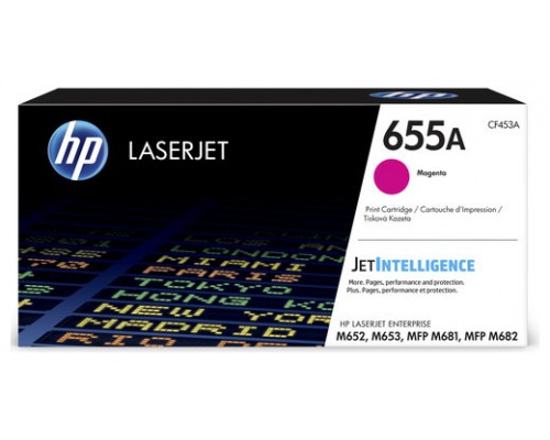 HP 655A Magenta Original LaserJet Toner Cartridge cartucho de tÃ³ner 1 pieza(s)