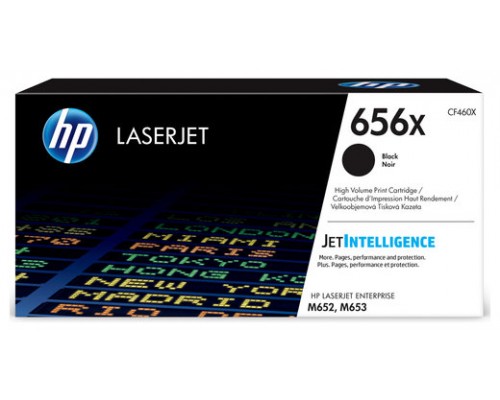 HP 656X High Yield Black Original LaserJet Toner Cartridge cartucho de tÃ³ner 1 pieza(s)