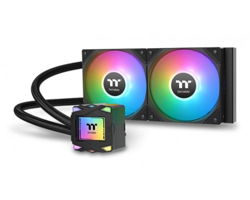 Thermaltake LA240 ARGB Placa base Kit de refrigeraciÃ³n lÃ­quida 12 cm Negro 1 pieza(s)