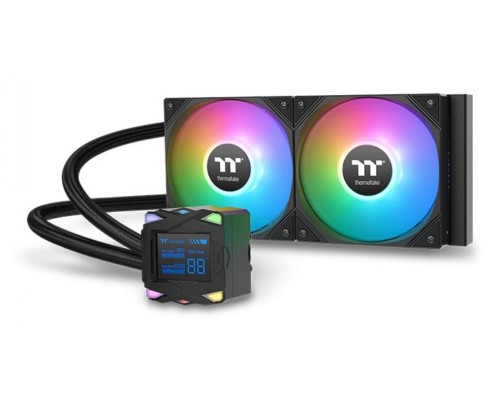 Thermaltake LA240-S ARGB Placa base Kit de refrigeraciÃ³n lÃ­quida 12 cm Negro 1 pieza(s)