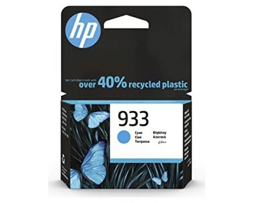 HP 933 Cyan Original Ink Cartridge cartucho de tinta 1 pieza(s) Rendimiento estÃ¡ndar