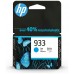 HP 933 Cyan Original Ink Cartridge cartucho de tinta 1 pieza(s) Rendimiento estÃ¡ndar