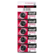 PILAS CR2032 MAXELL CR2032-B5 3V BLISTER 5 UNIDADES