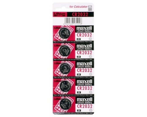 PILAS CR2032 MAXELL CR2032-B5 3V BLISTER 5 UNIDADES