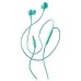 NGS Aricular Verde Estéreo Cable JACK 3.5 Mm