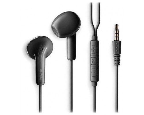 NGS Auricular Negro Estéreo Cable JACK 3.5 Mm