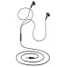 NGS Auricular Negro Estéreo Cable JACK 3.5 Mm