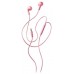 NGS Auricular Rosa Estéreo Cable JACK 3.5 Mm