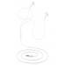 NGS Auricular Blanco Estéreo con cable JACK 3.5 mm