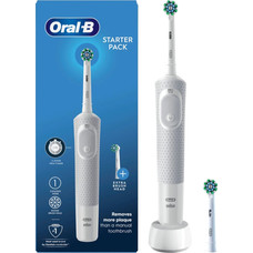 Braun Oral-B Vitality 100 Starter Pack Adulto Cepillo dental oscilante Blanco, Gris Braun Oral-B Vitality 100 Starter Pack Adulto Cepillo dental oscilante Blanco, Gris