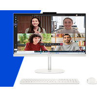 HP OmniStudio All-in-One Desktop 27-cu0030ns PC Intel Core 7 240H 68,6 cm (27") 1920 x 1080 Pixeles 24 GB DDR5-SDRAM 1 TB SSD FreeDOS Wi-Fi 6 (802.11ax) Blanco