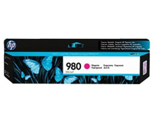 HP 980 Magenta Original Ink Cartridge cartucho de tinta 1 pieza(s) Rendimiento estÃ¡ndar