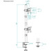 Tooq DB1233TNV-B Soporte mesa 2 brazos vertical